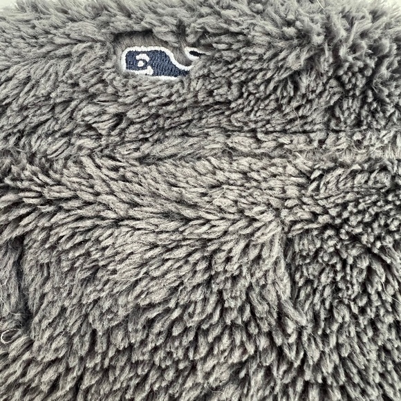 Vineyard Vines Women’s Gray Sherpa 1/4 zip Pullover Size Large - Picture 6 of 7